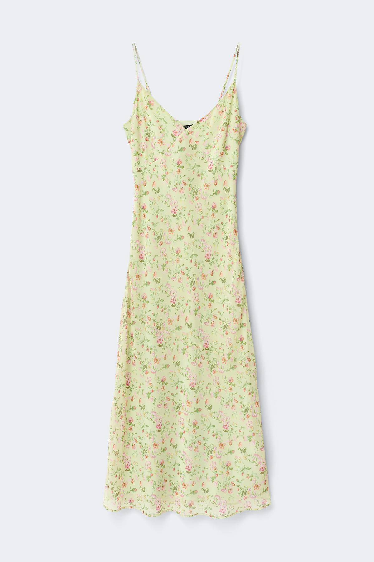 Chiffon dress - Dot print