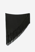 Triangle fringe scarf