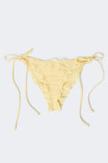 14+ lexi ruched bikini bottom - Jaune