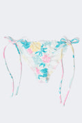 14+ lexi ruched bikini bottom - Bahama blizz