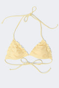 14+ coral triangle bikini top - Yellow solei