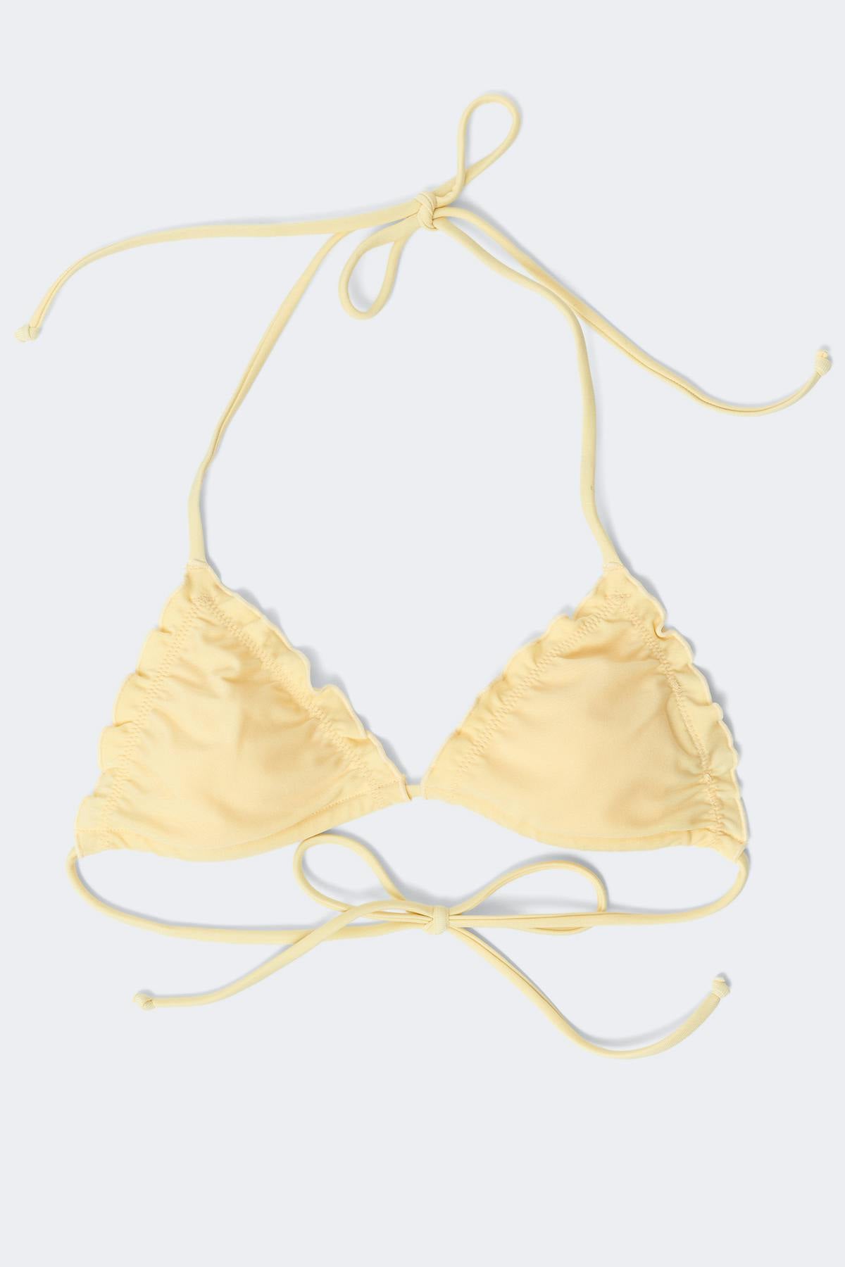 14+ coral triangle bikini top - Yellow solei