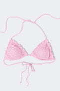 14+ paloma lurex bikini top - Blanc cassé