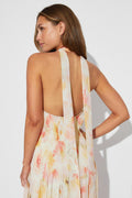 Pleated maxi dress - Rose