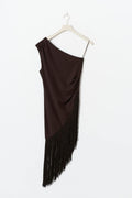 Fringe top - Chocolate plum