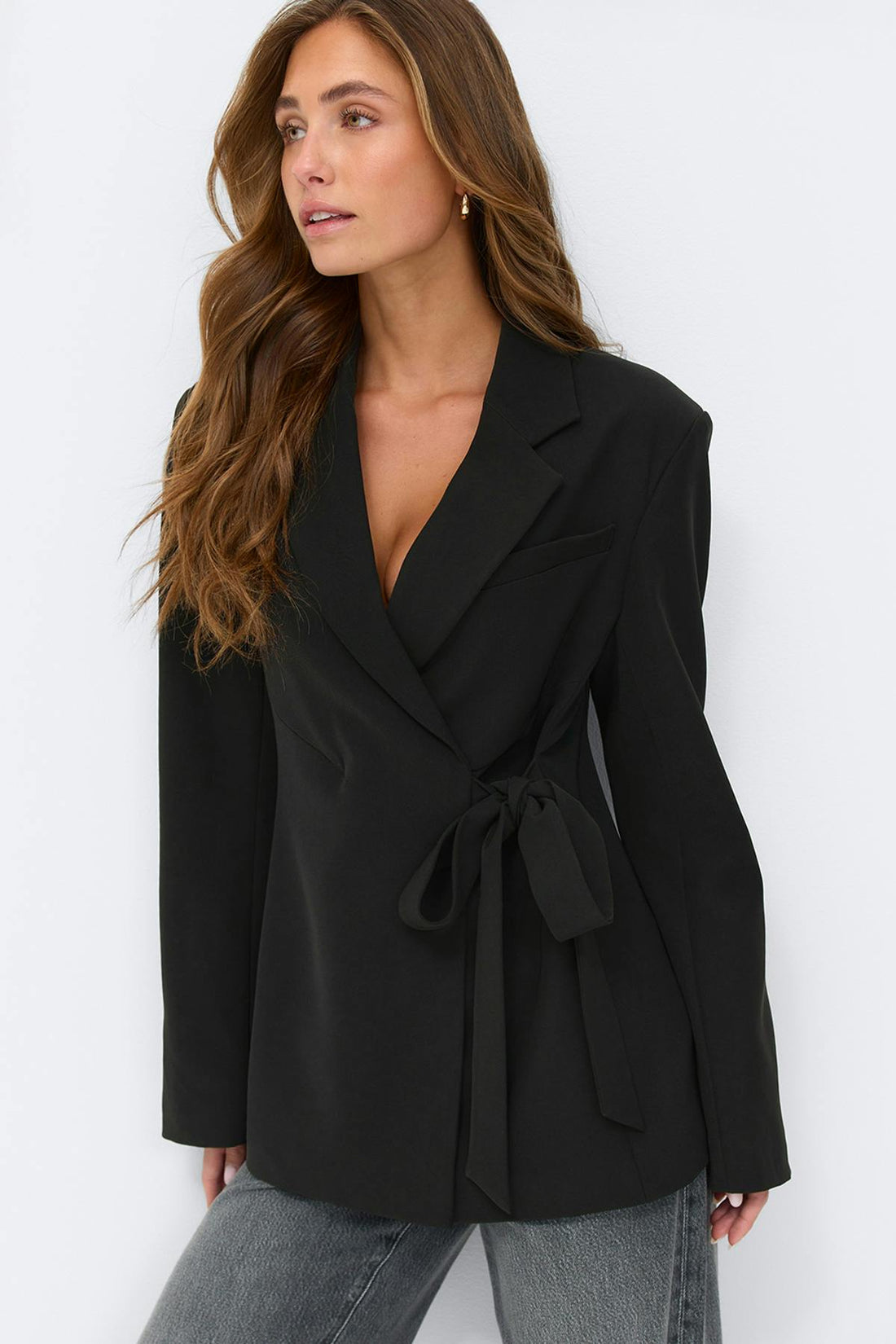 Tie blazer - Noir
