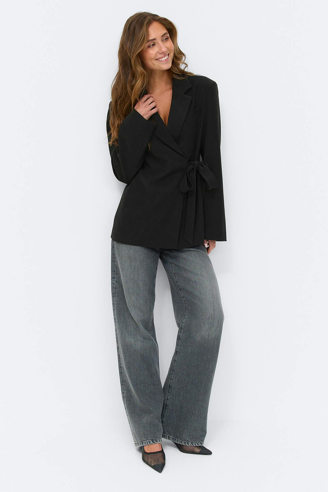 Tie blazer - Noir
