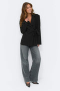 Tie blazer - Noir