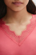 Y lace top - Camo