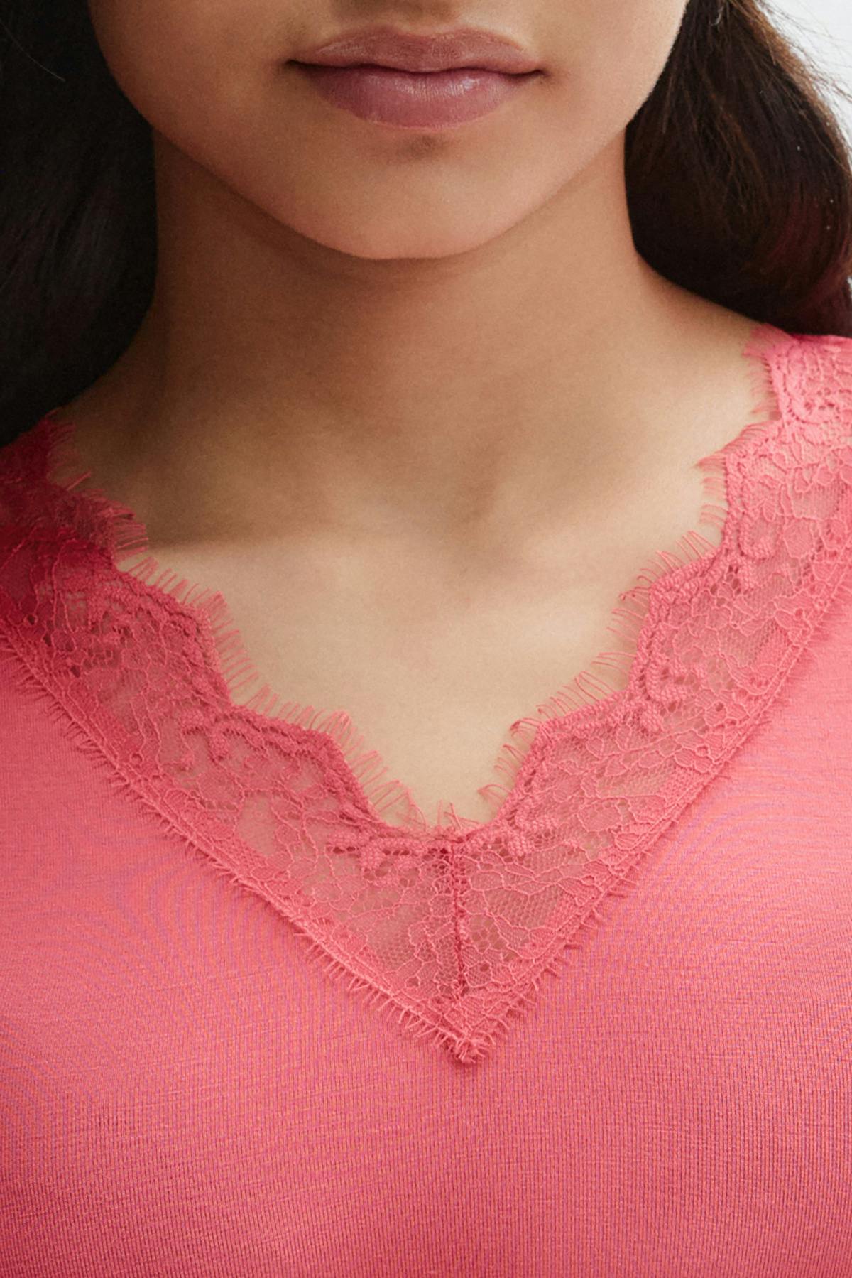 Y lace top - Camo