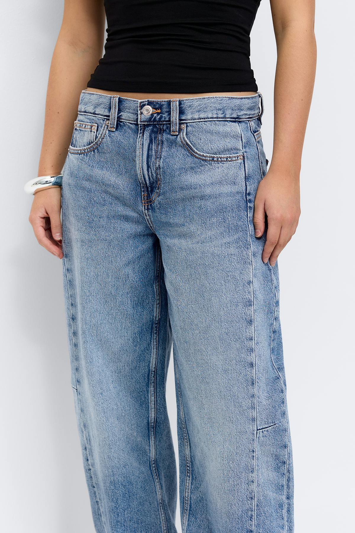 Balloon jeans - Bleu