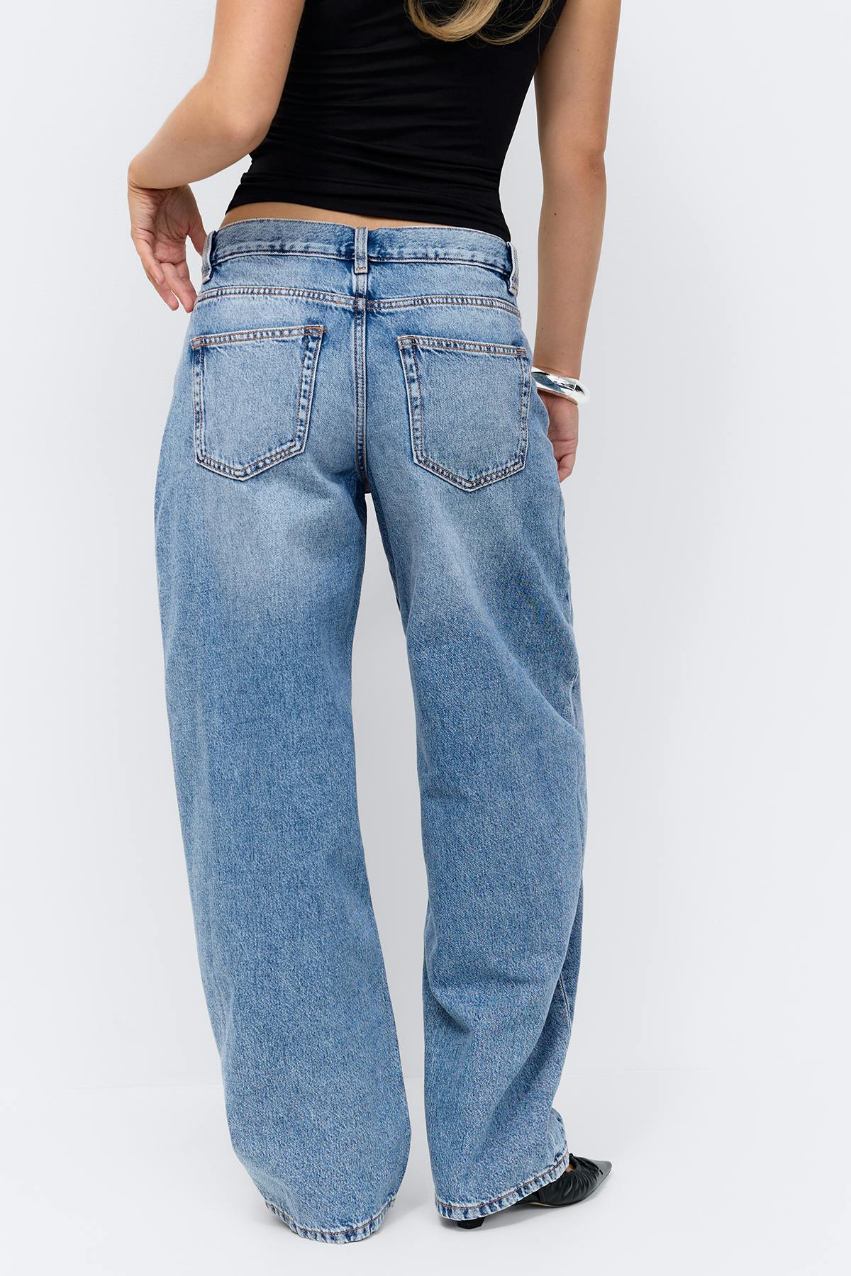 Balloon jeans - Bleu