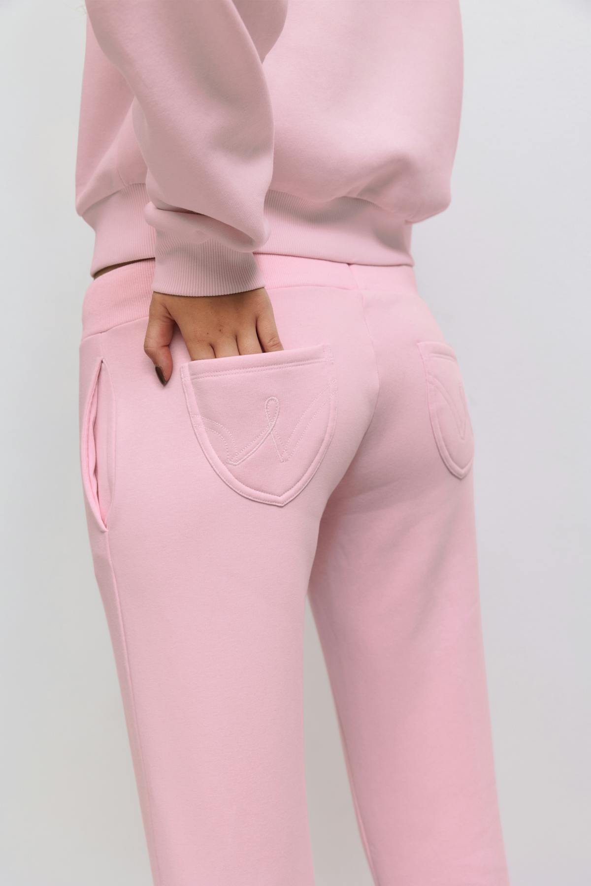 14+ x-tra low sweatpants - Rose