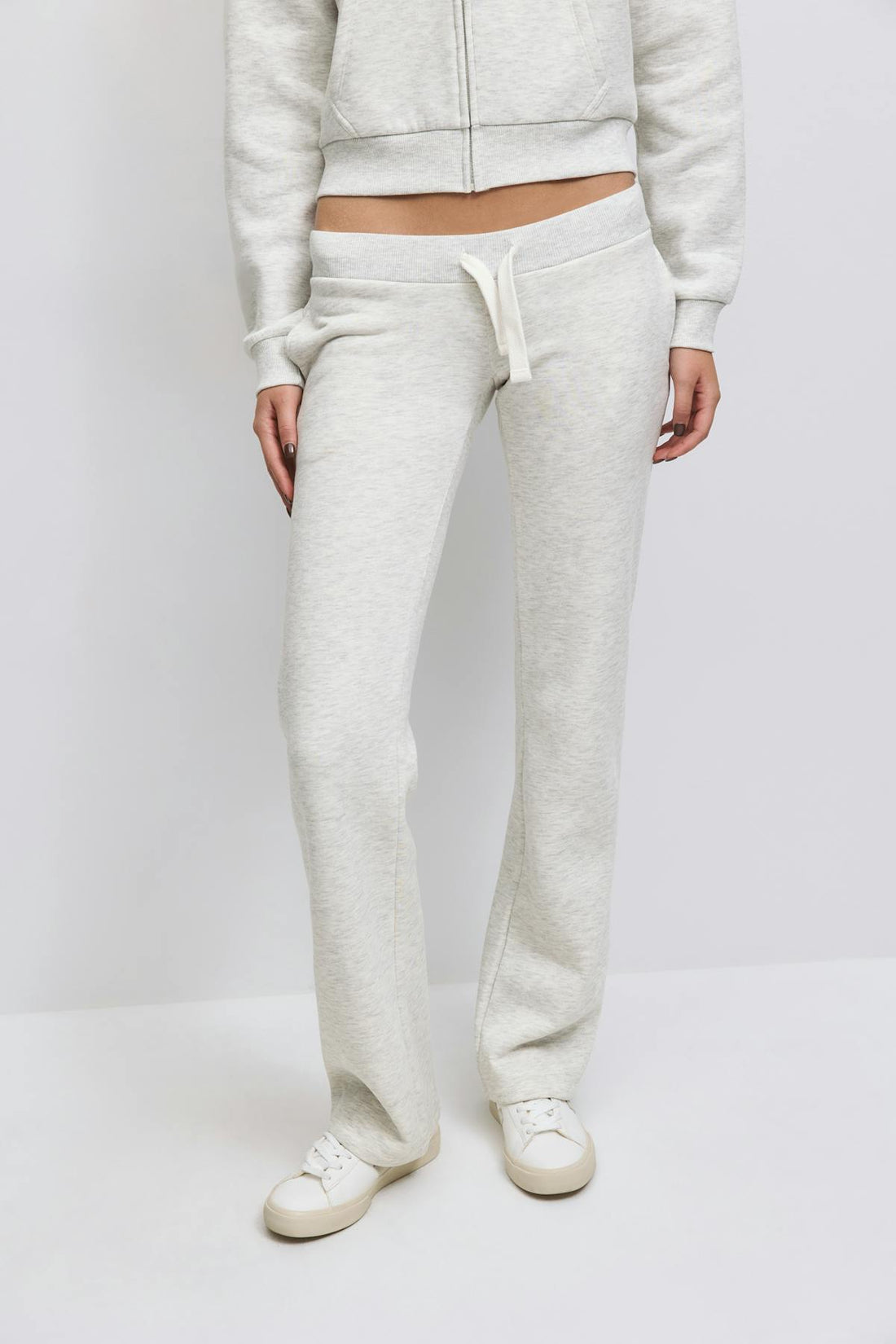 14+ x-tra low sweatpants - Lt grey melange