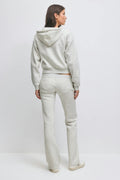 14+ x-tra low sweatpants - Lt grey melange