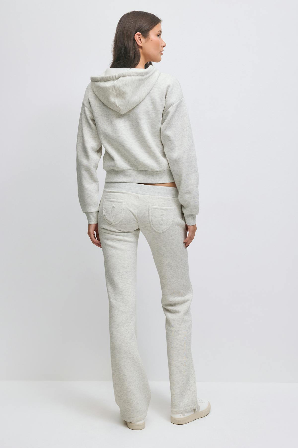 14+ x-tra low sweatpants - Lt grey melange