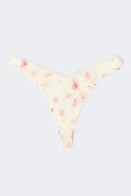 High bikini thong - Ditsy flower