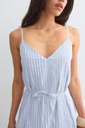 Pleated dress - Blanc cassé