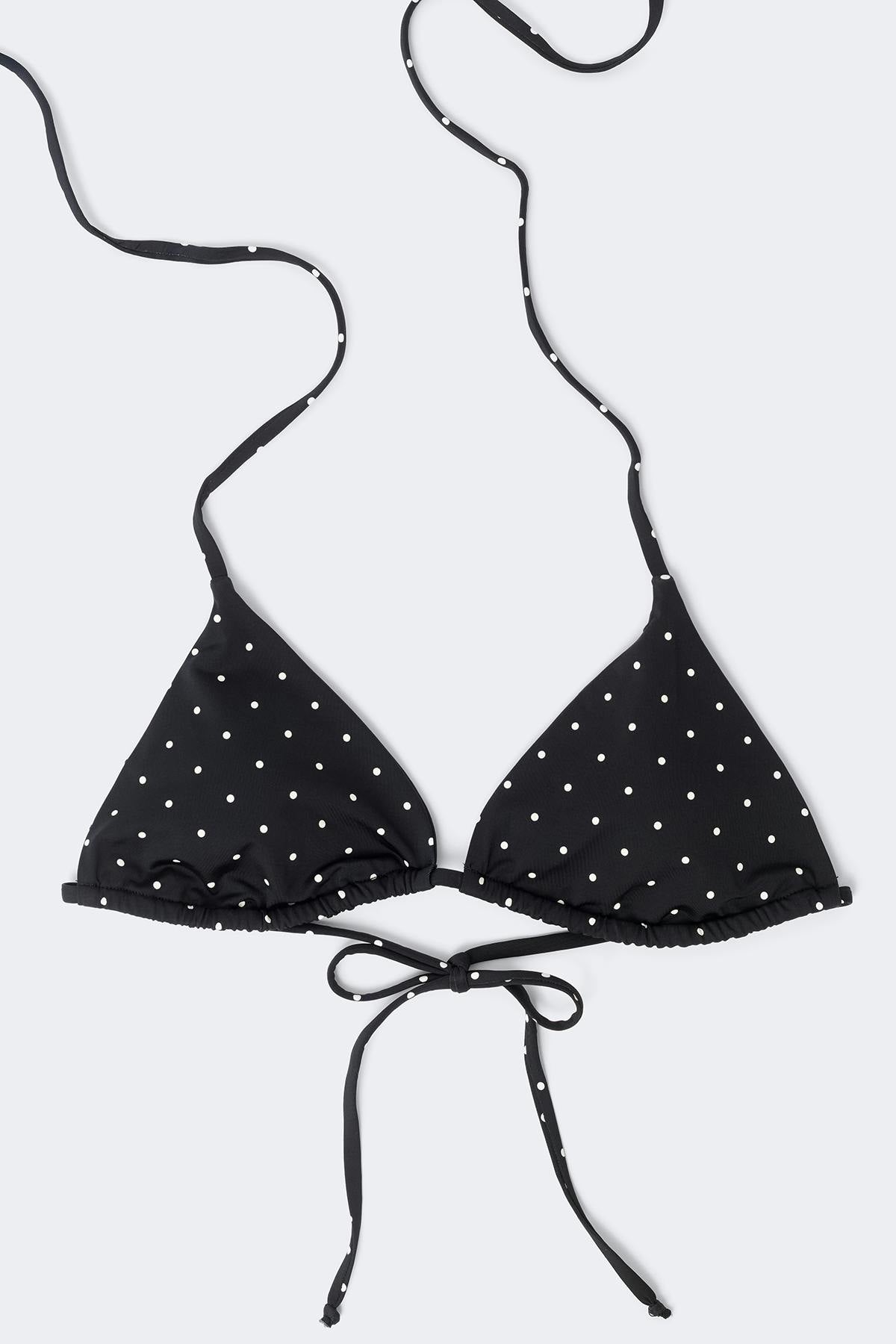 Bikini triangle top - Beige clair
