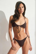 Tie bikini brazilian - Pink poppy