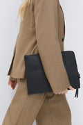 Grained pu laptop case