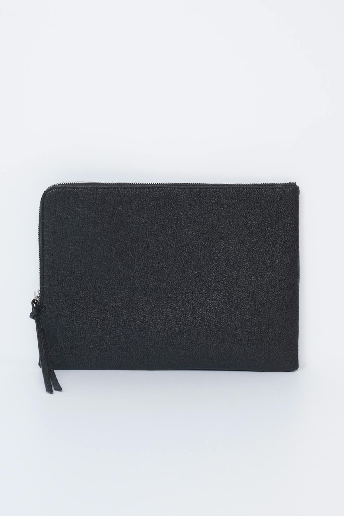 Grained pu laptop case