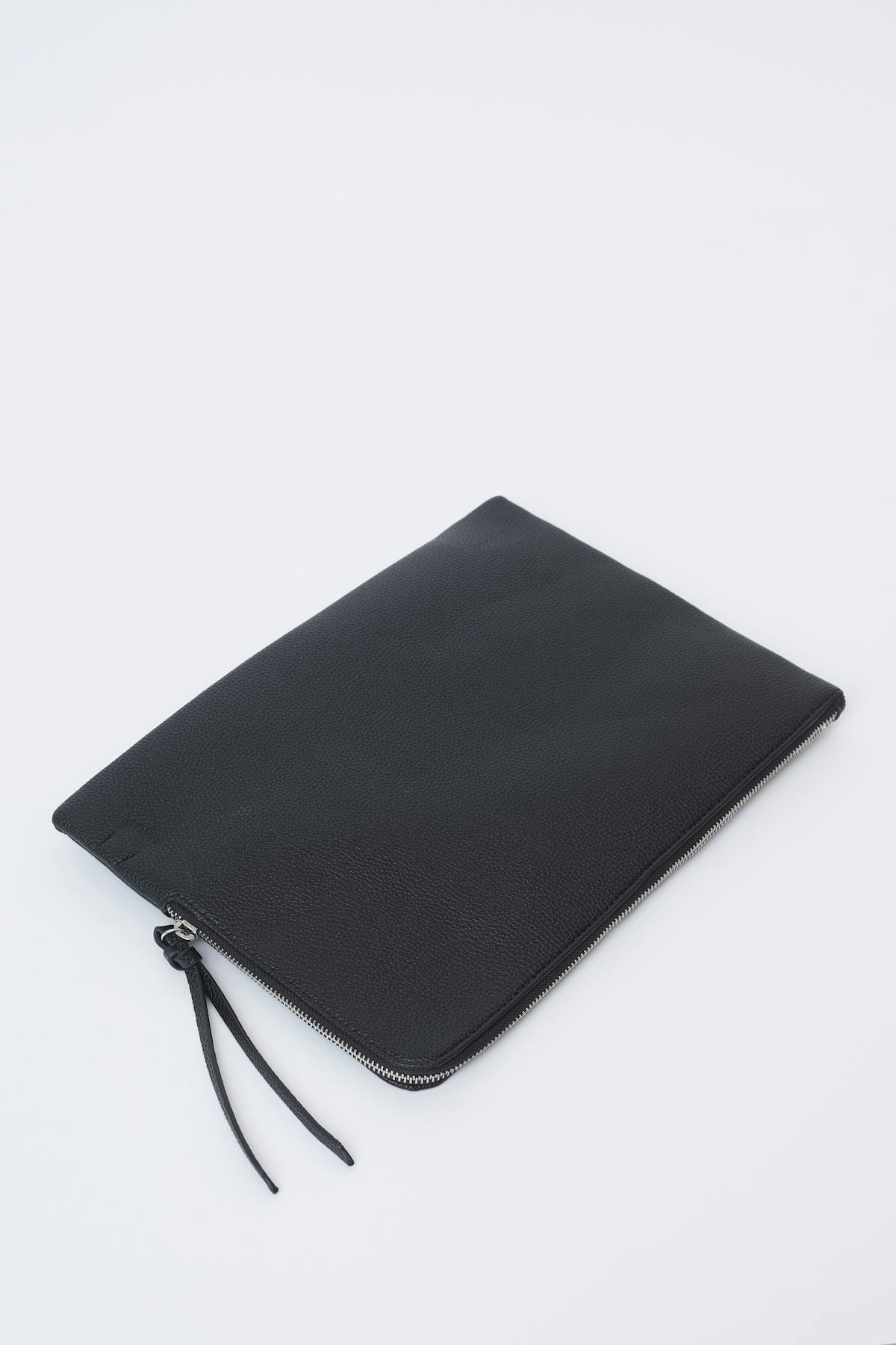 Grained pu laptop case