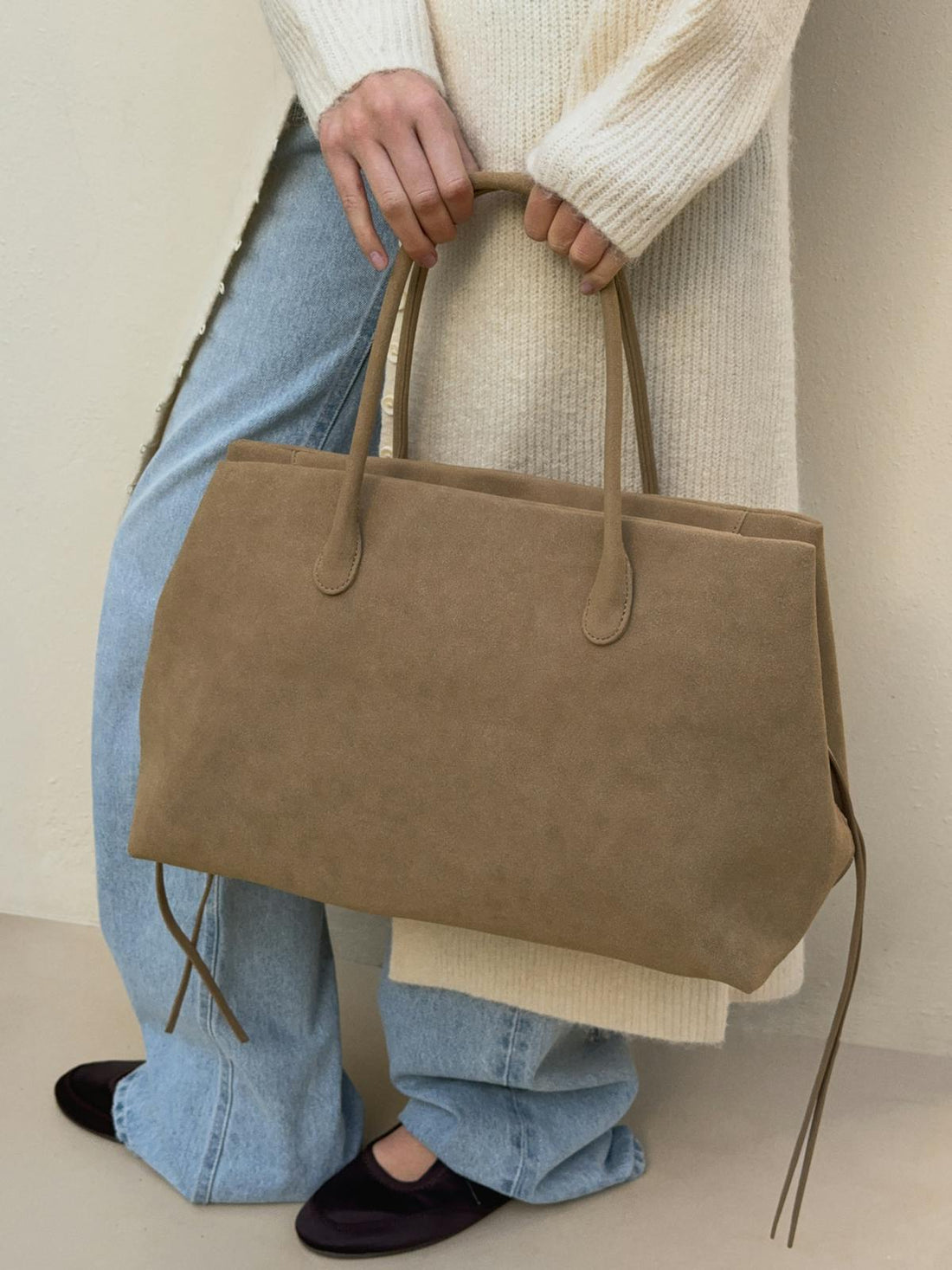 Large shopper - Marron clair