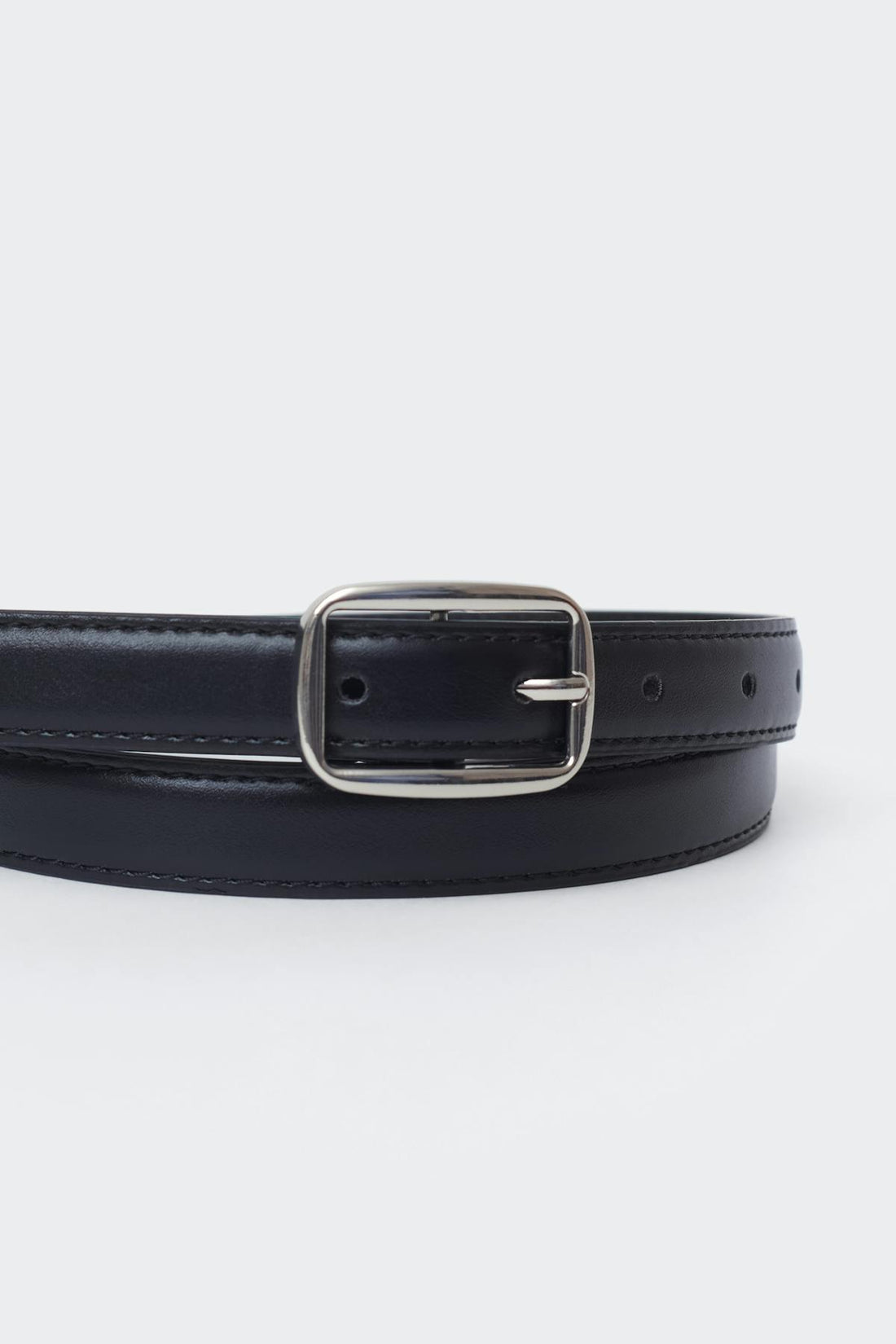 Perfect suit belt - Black/silver