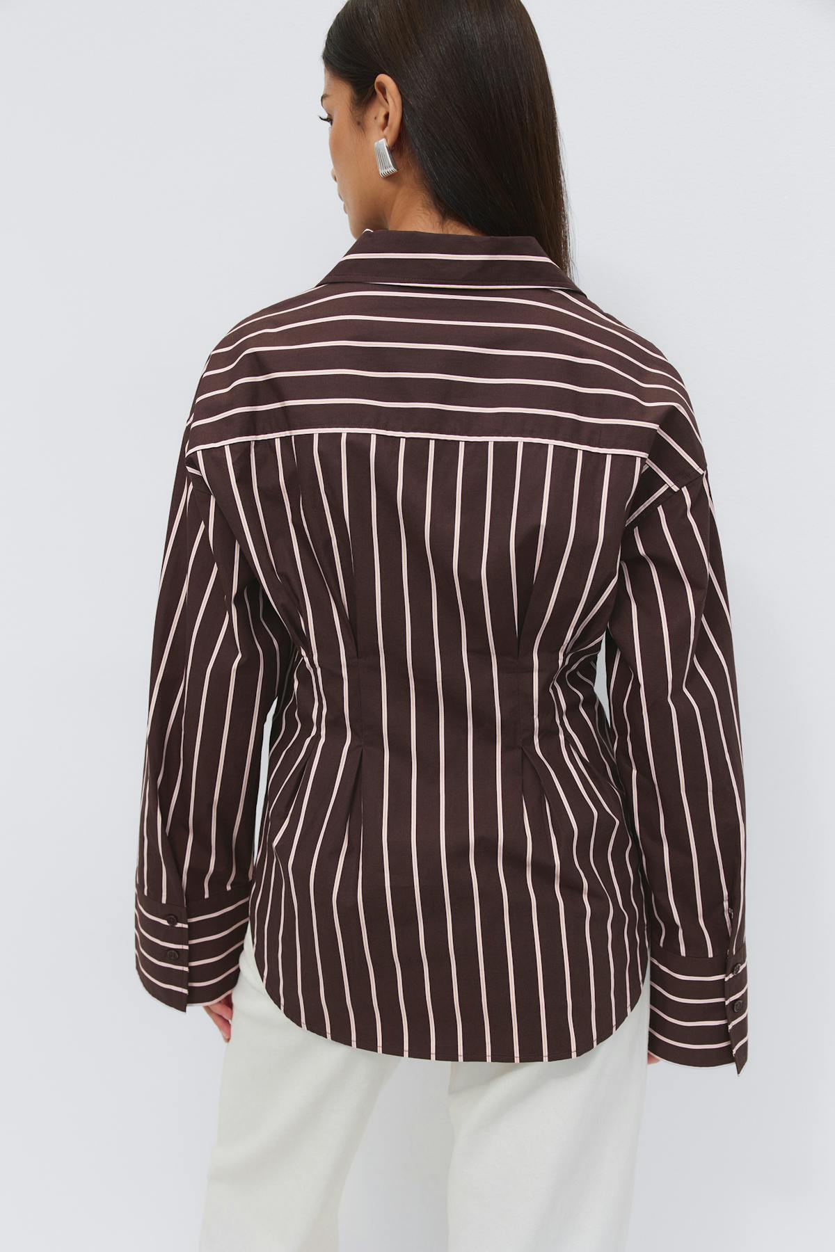 Shaped shirt - Blue/stripe