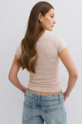 Perfect tight tee - Seal brown
