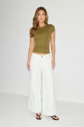 Perfect tight tee - Seal brown
