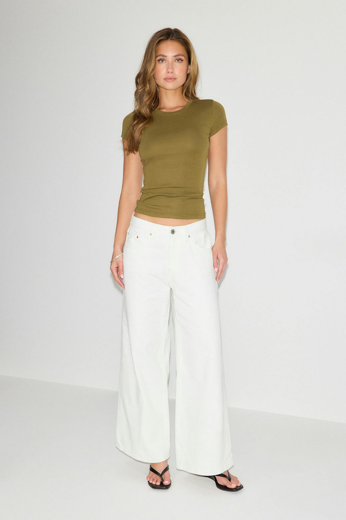 Perfect tight tee - Seal brown