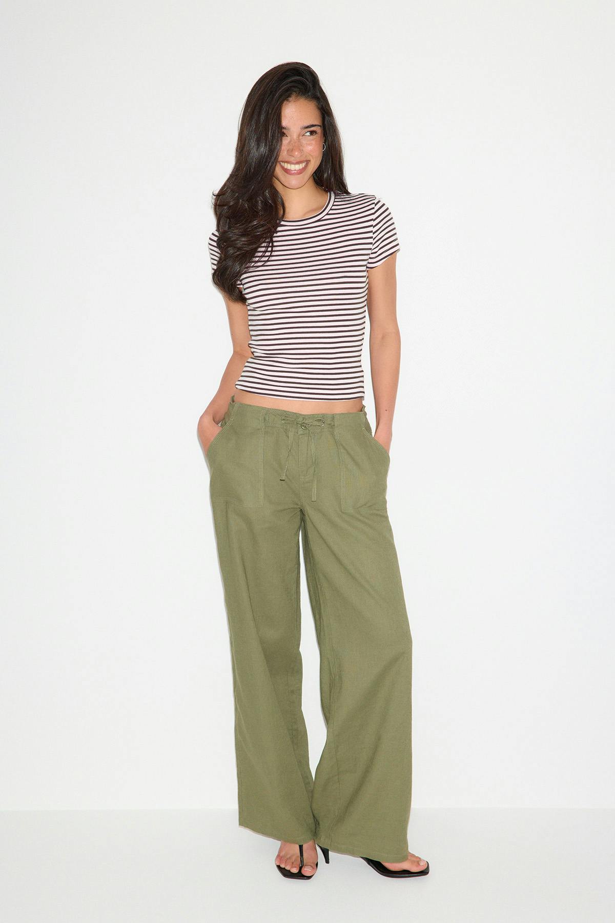Perfect tight tee - Pink stripe