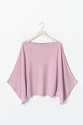 Poncho top - Dawn pink