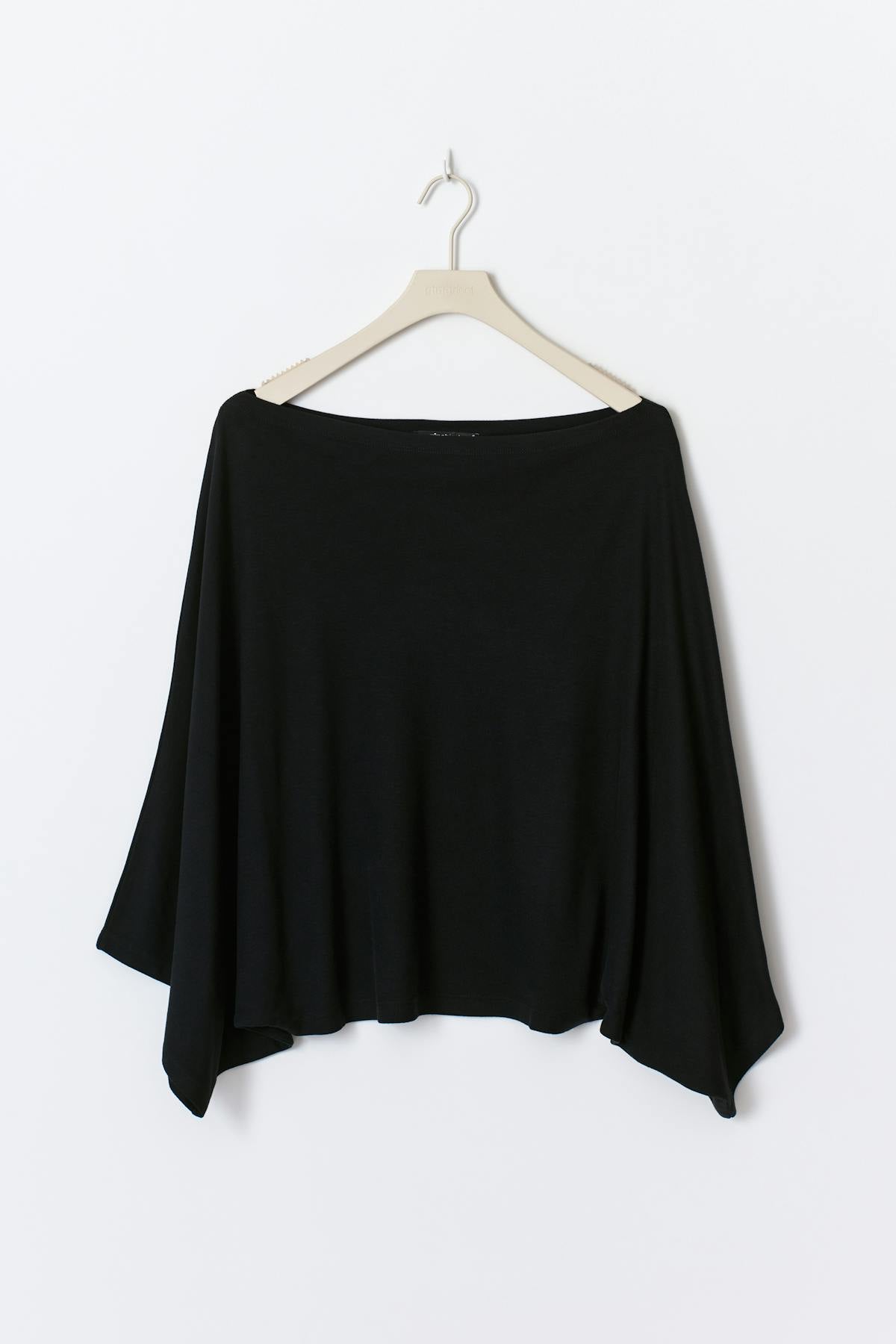 Poncho top - Noir