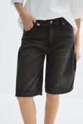 Baggy babe denim shorts - Cold blue