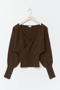 14+ fitted wrap sweater - Shavedchocolate