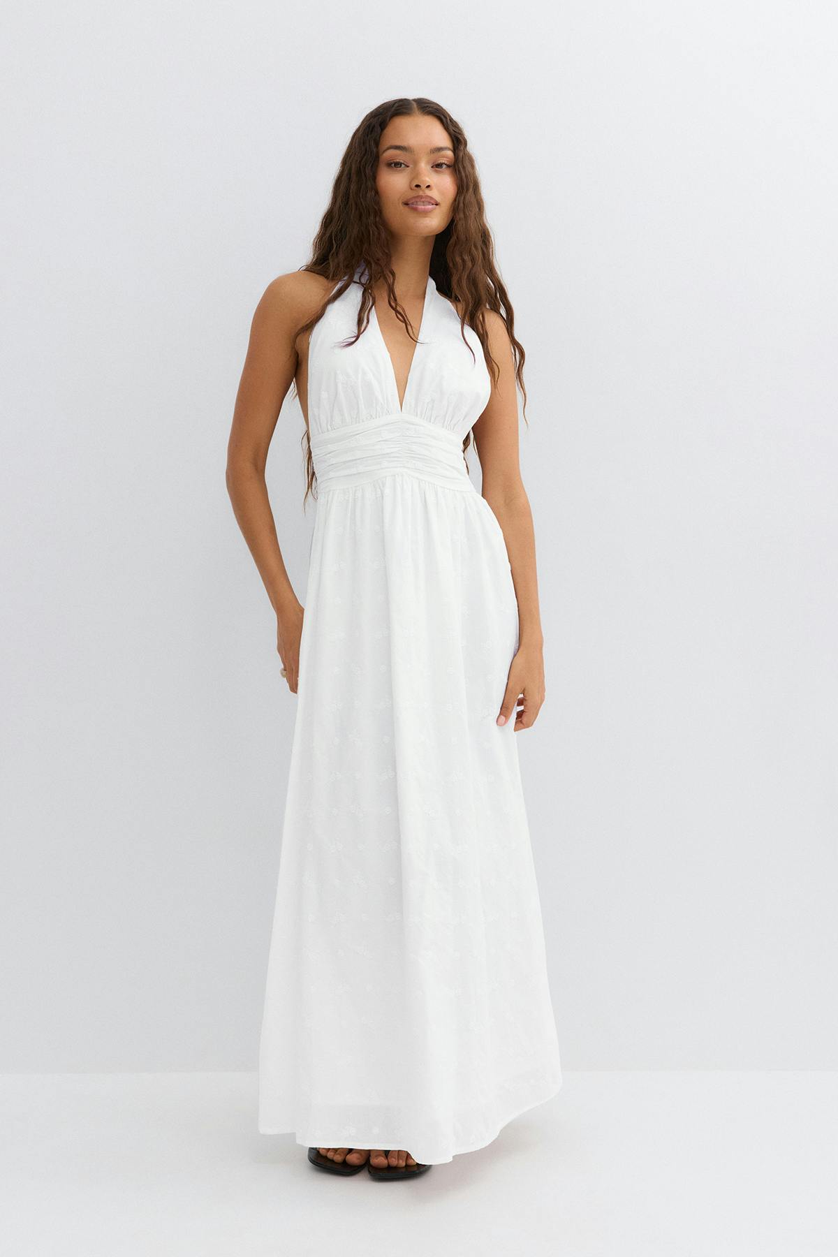 Halterneck dress - Jaune