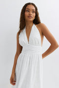 Halterneck dress - Jaune