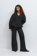 Low waist trousers - Marron foncé