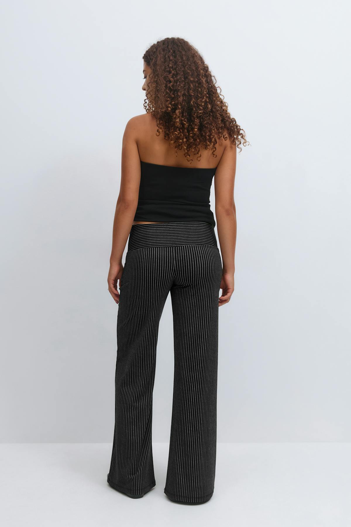 Low waist trousers - Sand beige