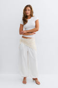 Cotton balloon trousers - Bleu clair
