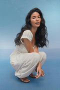Cotton balloon trousers - Bleu clair