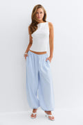 Cotton balloon trousers - Noir