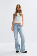 Y for real low loose jeans - Bleu clair