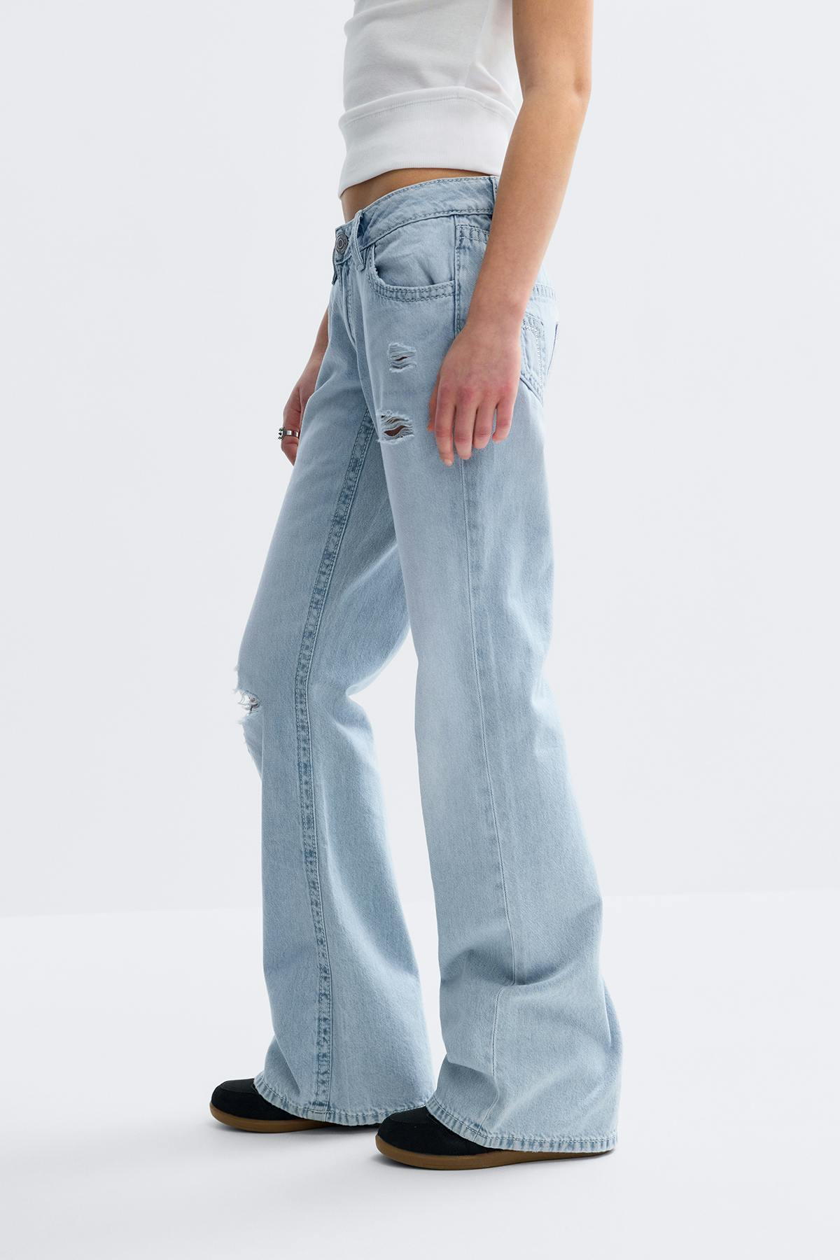 Y for real loose jeans tall - Super lt blue