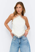 Satin singlet - Noir