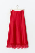 Lace skirt - Rouge