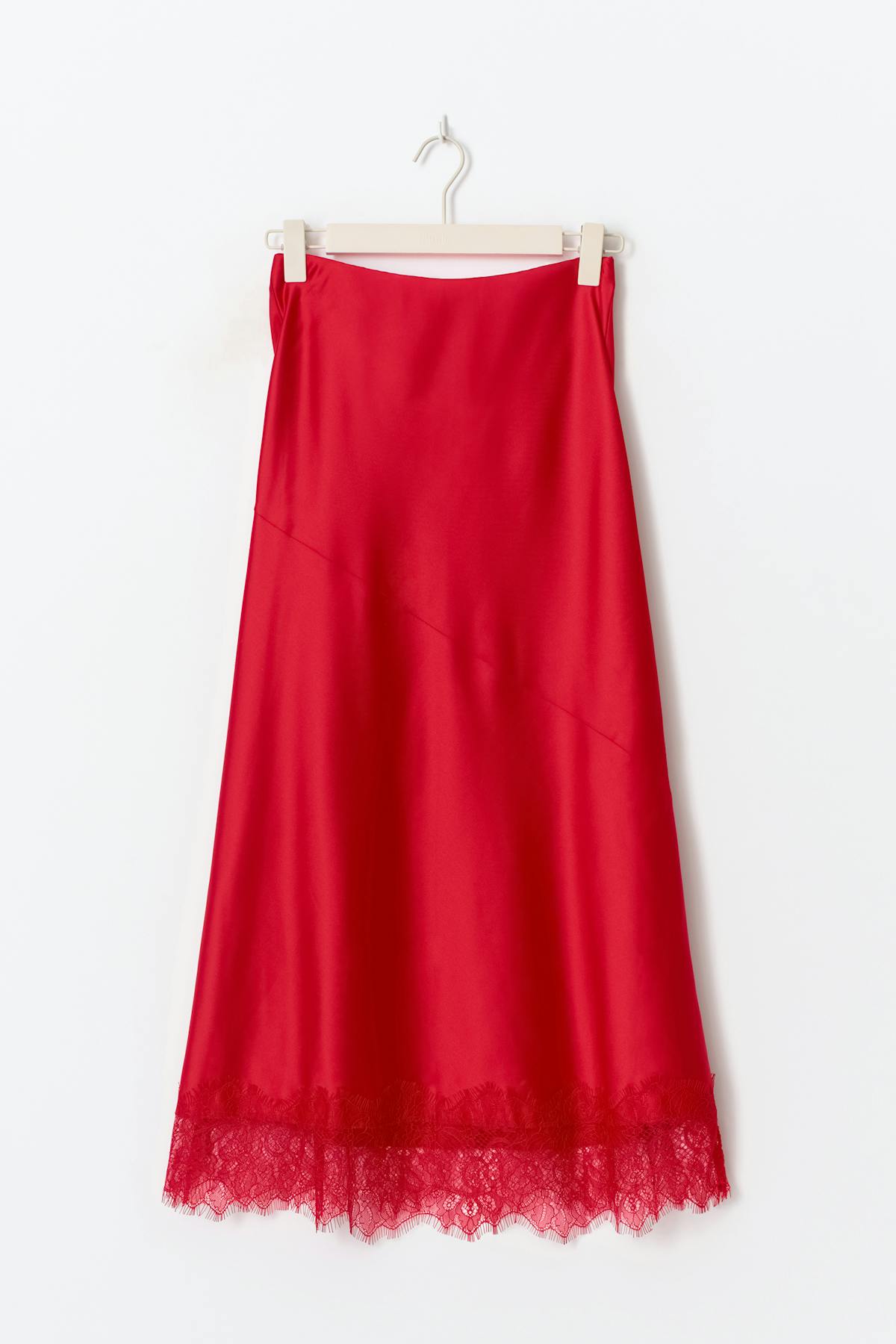 Lace skirt - Rouge